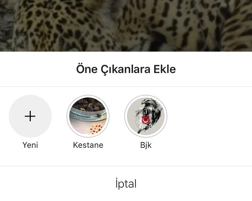 Instagram Hikayelerini Öne Çıkarma ve Arşivleme
