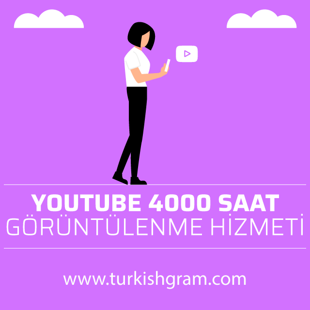 Youtube 4000 Saat Görüntülenme Hizmeti